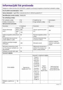 FAB30LCR5 Informacijski list HR pdf