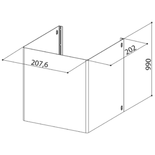Felső kürtő - hosszabbító Kit H990 X