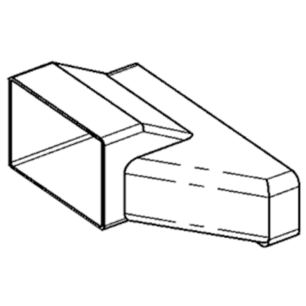 Csoköto szukíto idom szögletes/szögletes RR 90/55 DX