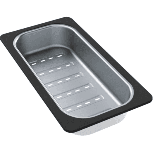 Tálka/szűrő inox